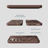 Chocolate Brown Silent Summit Samsung Galaxy S23 Case