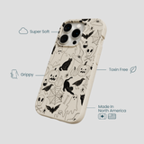 London Fog Sketchy Spirits iPhone 15 Pro Case