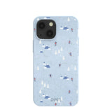Powder Blue Ski Pass iPhone 13 Mini Case