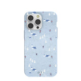 Powder Blue Ski Pass iPhone 14 Pro Max Case