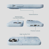 Powder Blue Ski Pass iPhone 14 Pro Case