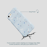 Powder Blue Ski Pass iPhone 6/6s/7/8/SE Case