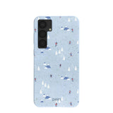 Powder Blue Ski Pass Samsung Galaxy S25+(Plus) Case