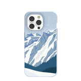 Powder Blue Slopes Calling iPhone 14 Pro Case