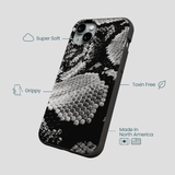 Black Snake Scale iPhone 14 Plus Case