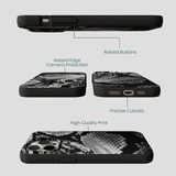 Black Snake Scale iPhone 15 Pro Max Case