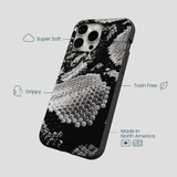 Black Snake Scale iPhone 15 Pro Max Case