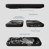 Black Snake Scale iPhone 16 Case
