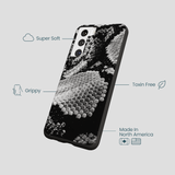 Black Snake Scale Samsung Galaxy S22 Case