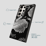 Black Snake Scale Samsung Galaxy S24 Ultra Case