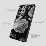 Black Snake Scale Samsung Galaxy S25 Ultra Case