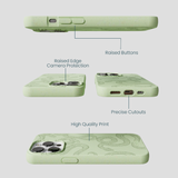 Sage Green Snaky iPhone 13 Pro Case