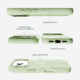 Sage Green Snaky iPhone 17 Pro Case
