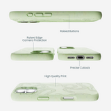 Sage Green Snaky iPhone 17 Case
