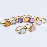 Sophia Amethyst Gold Ring