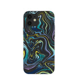 Black Space Waves iPhone 12/ iPhone 12 Pro Case