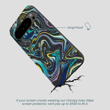 Black Space Waves Google Pixel 10 Pro XL Case