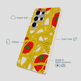 Seashell Spaghetti Splash Samsung Galaxy S25 Ultra Case
