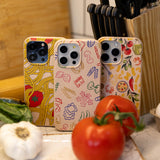 Seashell Spaghetti Splash Samsung Galaxy S25 Case