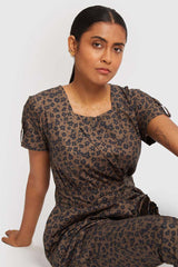 Spotted Overlap Jumpsuit