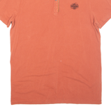 HARLEY DAVIDSON Mens Polo Shirt Red L