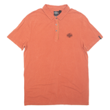 HARLEY DAVIDSON Mens Polo Shirt Red L