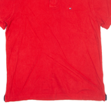 TOMMY HILFIGER Mens Polo Shirt Red L