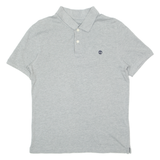 TIMBERLAND Mens Polo Shirt Grey M