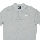 NIKE Mens Polo Shirt Grey L