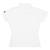 REEBOK Womens Polo Shirt White UK 10
