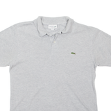 LACOSTE Mens Polo Shirt Grey S