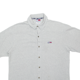 TOMMY HILFIGER Mens Polo Shirt Grey L