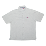 TOMMY HILFIGER Mens Polo Shirt Grey L