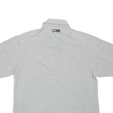 TOMMY HILFIGER Mens Polo Shirt Grey L