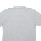 ADIDAS Mens Polo Shirt Grey S