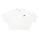 NIKE AIR Cropped Womens Polo Shirt White XL