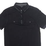 TED BAKER Mens Polo Shirt Black M