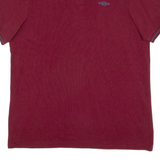 UMBRO Mens Polo Shirt Maroon 2XL