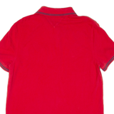 TOMMY HILFIGER Custom Fit Mens Polo Shirt Red L