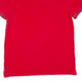 TOMMY HILFIGER Custom Fit Mens Polo Shirt Red L