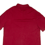 TOMMY HILFIGER Mens Polo Shirt Red 2XL