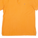 TOMMY HILFIGER Mens Polo Shirt Orange M