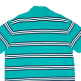 TOMMY HILFIGER Mens Polo Shirt Green Striped XL