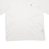 NAUTICA Mens Polo Shirt White L