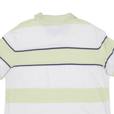 CHAPS Mens Polo Shirt Green Striped L