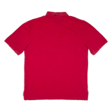 TOMMY HILFIGER Mens Polo Shirt Red 2XL