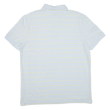 NAUTICA Mens Polo Shirt Blue Striped L
