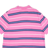 CHAPS Mens Polo Shirt Pink Striped XL