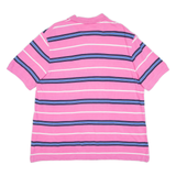 CHAPS Mens Polo Shirt Pink Striped XL
