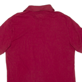 TOMMY HILFIGER Mens Polo Shirt Maroon M
